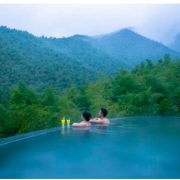 溧阳天目湖御水温泉度假酒店/南山竹海客栈+景点3选1+双早