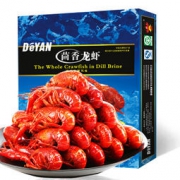 德炎 熟冻茴香小龙虾 13-15只 6-8钱/只 900g（净虾重500g）