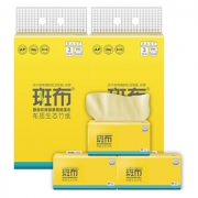 双12预告：斑布 BABO抽纸 390张*3包原色纸