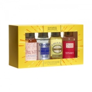 LOCCITANE 欧舒丹 沐浴圣诞 节日4件套 樱花/玫瑰/薰衣草/甜扁桃 75ml*4瓶 *3套