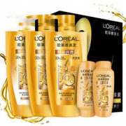 LOREAL 欧莱雅 精油润养洗发露500ml*2+精油润养润发乳500ml+赠旅行装*1套
