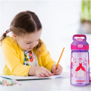 Contigo AUTOSPOUT一键闭合儿童吸管杯400ml