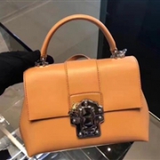 Dolce & Gabbana杜嘉班纳Lucia经典手提包 意大利产 裸色