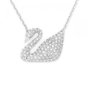 SWAROVSKI 施华洛世奇 5007735 银色大号天鹅项链 *3件