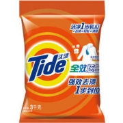 汰渍 全效炫白洗衣粉（加衣领净精华）3kg/袋（新旧包装随机发货） *2件