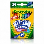 Crayola绘儿乐 24色可水洗美术工具蜡笔 *2件
