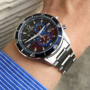 西铁城（CITIZEN） Eco-Drive VO10-6741F 男款光动能腕表  运动风格 100m日常防水