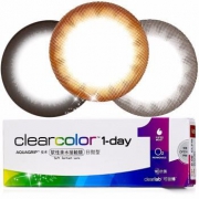 clearcolor可丽博 1-day日抛彩色隐形眼镜10片装*2件