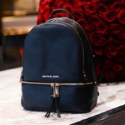 MICHAEL Michael Kors Rhea Zip Sm 女士真皮双肩包 黑色