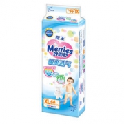 Merries花王 妙而舒 瞬爽透气 婴儿纸尿裤/尿不湿 特大号XL 44片