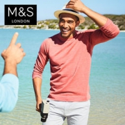 M&S 马莎 T303536M 男士美利奴羊毛针织衫