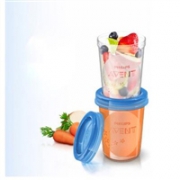PHILIPS 飞利浦 AVENT 新安怡 食物储存杯 240ml *5个