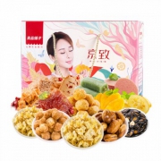 北京福利：良品铺子 京致礼盒14袋装坚果组合装套餐 1571g