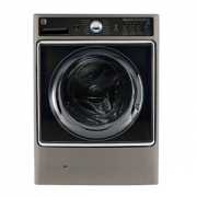 BUG价！！！Kenmore Smart 41983 5.2 cu.ft. 前负荷清洗机与Accela洗净技术在金属银 - 与亚马逊Alexa兼容