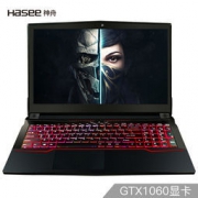 Hasee 神舟 战神Z7-KP7G1 15.6英寸游戏本（i7-7700HQ、8GB、1TB+128GB、GTX1060 6G）