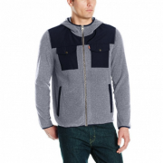 Levi's李维斯 Hooded Mixed Media男士抓绒夹克外套