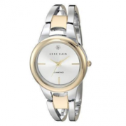 真钻镶嵌！Anne Klein AK-2629SVTT女士手表