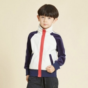 Maxwin kids马威 中大童摇粒绒立领茄克4-14岁