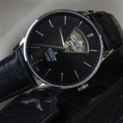 Edox 依度 Les Vauberts系列 85010-3N-NIN 男士机械表
