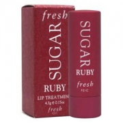 单支134元 馥蕾诗（Fresh）澄糖滋润护唇膏（宝石红）SPF15 4.3g *4件