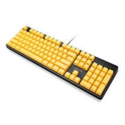 dostyle MK60 104键 机械红轴 活力黄金 字符侧刻 机械键盘