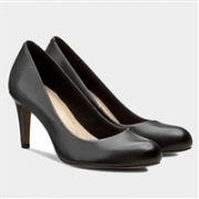 好价！Clarks 其乐Carlita Cove 女款真皮高跟鞋 261146774
