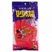 妙洁 绒里手套耐用型中号(M)*2双