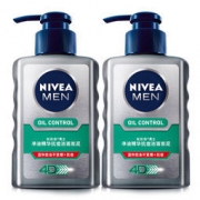 NIVEA 妮维雅 男士抗痘洁面炭泥 150ml*2
