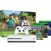微软 Microsoft Xbox One S 500G 游戏主机 我的世界同捆套装