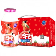 宜养 乳酸菌饮品 牛牛 草莓味 100ml*24瓶