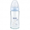 NUK宽口径玻璃奶瓶 6个月以上 240ml