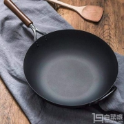 网易严选：日本制造，南部铁器风炒锅 33cm 可选赠品