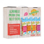 sunmagic 太阳魔法 四种口味果汁饮料礼盒1L*4瓶