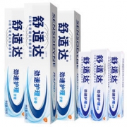 舒适达 速效抗敏 牙膏 180g×3+牙膏便携装×3