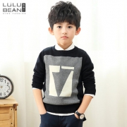 噜噜豆 男童毛衣 棉质针织衫