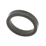 TIFFANY & Co 蒂芙尼 1837系列 MIDNIGHT午夜黑 NARROW RING 钛金窄款戒指