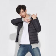 考拉工厂店  男款立领轻薄羽绒服 *2件