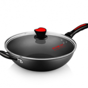 降10元 COOKER KING无烟锅不粘锅炒锅 34cm  89元包邮（99-10）