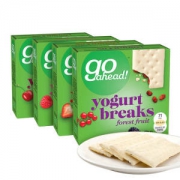 英国超市最常见的饼干品牌 Go ahead 酸奶低脂饼干 178g*4盒装
