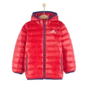 adidas kids阿迪达斯 男小童红色波纹羽绒服