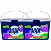 超能 浓缩天然有效去渍 皂粉6斤（1.5kg*2盒）