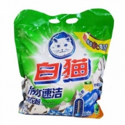 白猫 冷水速洁无磷洗衣粉4000g