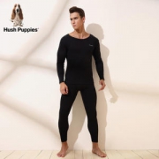 美国 暇步士 Hush Puppies 男保暖内衣套装 低领不外漏
