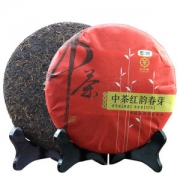 中茶 红韵春芽 三年陈香 普洱茶 357g