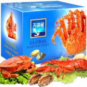 天海藏 海鲜礼盒大礼包2388海鲜礼券3750g+佳必可 佳必可 豆豉秋刀鱼罐头145g