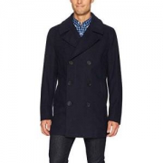 Hawke & Co 男式 SEVILLE 羊毛麦尔登呢 carcoat