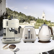 德龙（Delonghi）  Icona Vintage复古系列 咖啡机+多士炉+电水壶套装