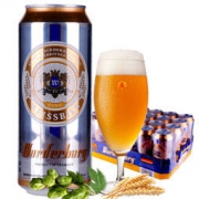限地区：wurderburg 沃德古堡 白啤酒 500ml *24听 *2件 +凑单品