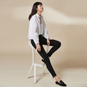 网易严选 女式超弹力修身塑形牛仔裤 2色