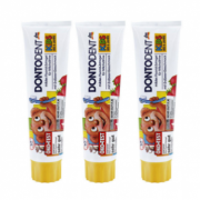 Dontodent 可吞咽抗龋齿婴幼儿牙膏100ml*3支